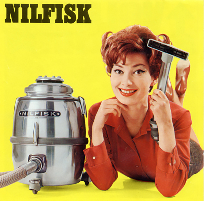 Nilfisk gammel reklame